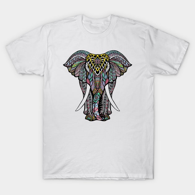 Lotus Elephant T-Shirt by SmartLegion